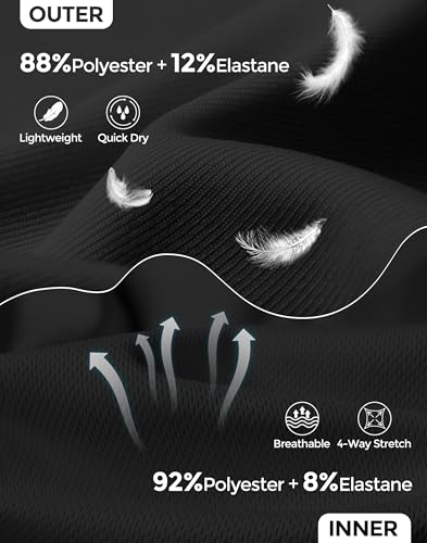 M MOTEEPI Skorts for Woman with Pockets 16" Golf Athletic Skirts Scalloped Hem Tennis Skirt Dressy Casual3