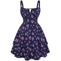 Scarlet Darkness Floral Mini Corset Dress Women Teens Sundress (Various) only