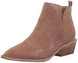 NINE WEST Women's Yerly Ankle Boot, Light Natural Suede, 8.5