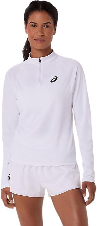 ASICS Women's Match 1/2 Zip Long Sleeve TOP Tennis Apparel