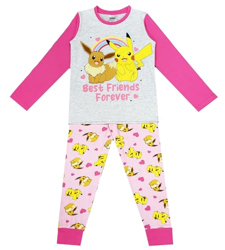 PoKéMoN Girls Pokemon Pyjamas Gamer Pikachu Eevee (Pokemon - Pikachu Eevee, 6-7 Years)