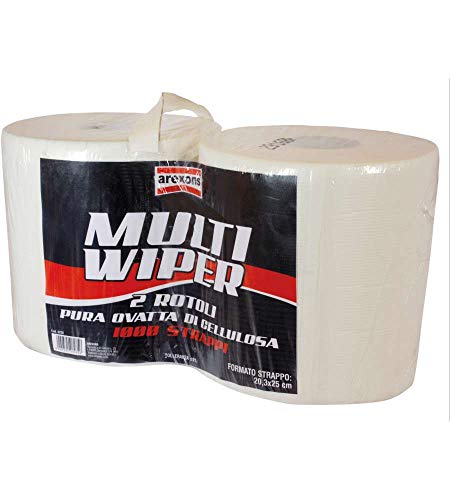 Bobines papier ouate Arexons 2x250m essuie-main pour l'atelier et la maison