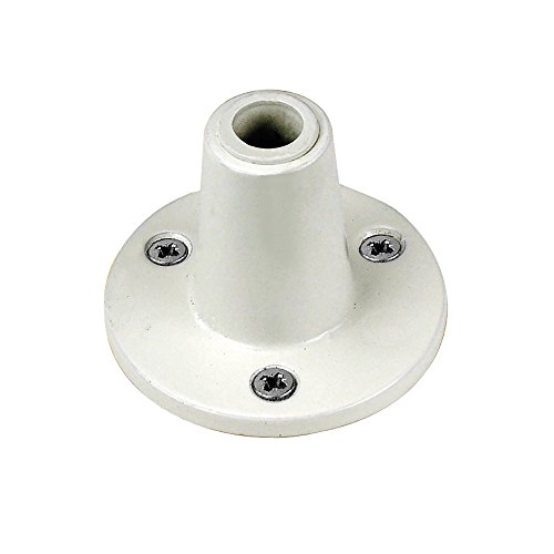 White Screw Down Bench Bracket