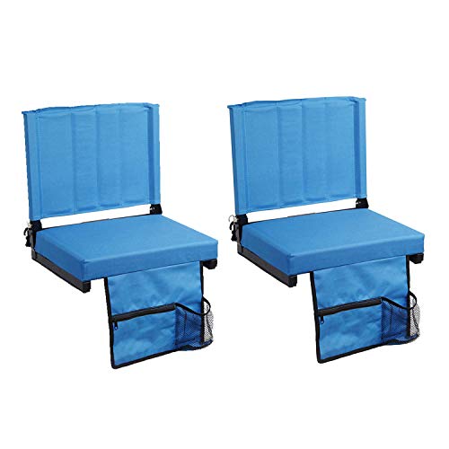 SPORT BEATS Stadium Seats for Bleachers Stadium Chair with Back Support and Wide