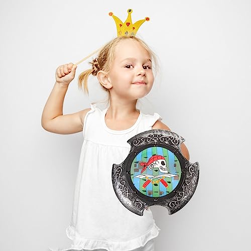 ABOOFAN 1 Conjunto Espada De Espuma Escudo Pirata Play Set Diversão Guerreiro Cavaleiro Príncipe Nin