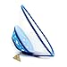 IDS Home Dog Cat Vet Elizabethan Collar Cone Wound Healing Brace Blue M Size