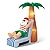 eUty Christmas Inflatable Decorations Outdoor 6 FT Christmas Blow Up Decorations Hawaiian Tropical Santa Claus Coconut Tree Yard Decor Build in Led Lights for Summer Garden Lawn Holiday Party