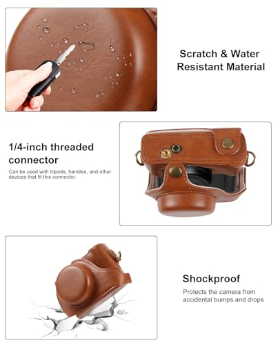 Funda para cámara digital PULUZ para Sony ZV-1F marrón miniatura 4
