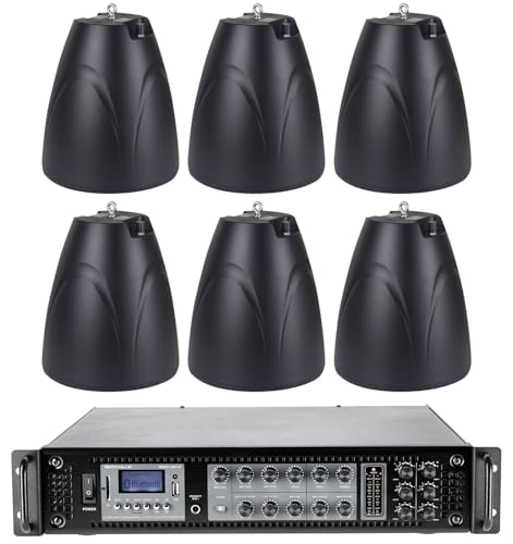 Rockville Bundle: (6) PEN-65T Black 6.5