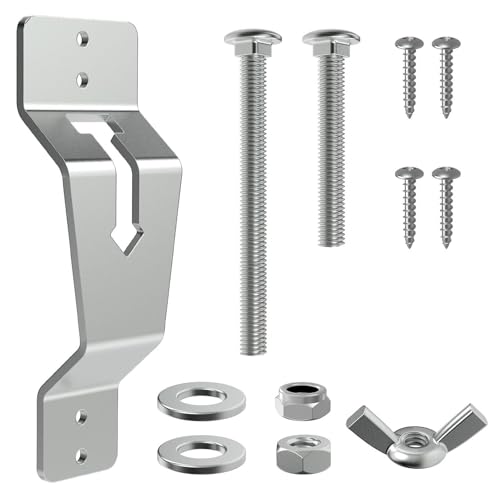 Xiixuuj Soporte -ersal para Rueda de Repuesto, Accesorios para remolques, Soporte de Pared para Rueda de Repuesto, para vehículos, Carga, Furgonetas y remolques