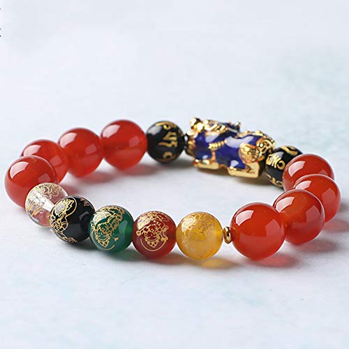 Amulette Feng Shui agate rouge attire la richesse et protège les énergies du porteur