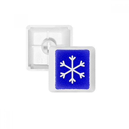 Keycaps PBT OEM Snow Blue Square pour clavier mécanique : la perfection du blanc épuré R2