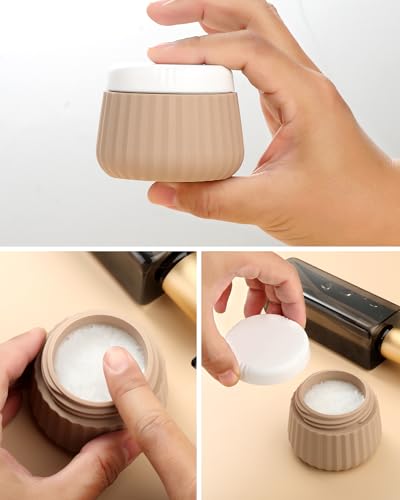 Image of Mrsdry Travel Bottles 8 Pack, TSA Approved 3 oz Toiletries Containers, Leak Proof Silicone Squeezable Essentials Jars with Clear Bag