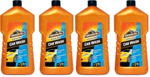 Image of Armor All, Wash and Wax 2x1L, Car Shampoo and Polish, Quick Drying Technology, Dual Action Formula for a Clean Shiny Car, Water Beading Technology, Ideal for Car & Motorcycle Detailing, Made in the UK