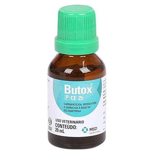 Kit Carrapaticida e Sarnicida Butox MSD 20ml C/ 5 unidades