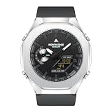 NORTH EDGE Mercury, orologio sportivo digitale da uomo, impermeabile, con cronometro, conto alla rovescia, 5 sveglie, calendario automatico, retroilluminazione a LED, multifunzione, per viaggi, corsa