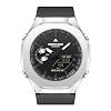 NORTH EDGE Mercury Analog Digital Watch for Men, Dual Display Sports Watch with World Time, Alarm, Stopwatch, 50M Water Resistant, LED Backlight, TPU Strap, Outdoor Daily Wear Watch