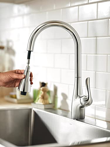 Moen Arbor Chrome Pulldown Laundry Faucet, 4736 - image 8