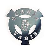 Scania Vabis Hochglanz-Logo Logo Scania Vabis polierter Edelstahl Dekoration Abzeichen Emblem alle Scania Trucks