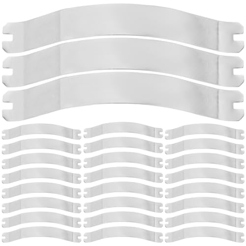 Image of STOBOK Picture Frame Backing Spring Clips 50Pcs Stainless Steel Frame Hardware DIY Picture Framing Tools for Hanging Photos and Artwork