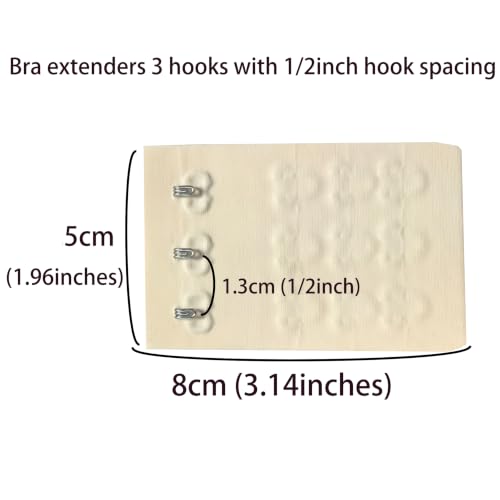 Image of SAMGU Women's Bra Extenders 2 Hook /3 Hook /4 Hook /5 Hook /6 Hook Soft Stretchy
