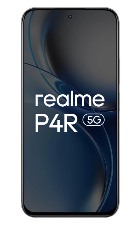 Image of realme P4R 5G Smartphone, Silver Glare, 4GB RAM, 128GB | 8000mAh Battery, 144Hz Display