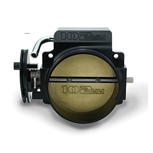 Kifral Throttle Body, Throttle Body Black Cnc Billet Aluminum 102Mm Throttle Body Compatible For Ls1 Ls2 Ls3 Ls6 Lsx Tb1021S Car Modification Parts Silver Color (Color : 92Mm Black) #TOP1