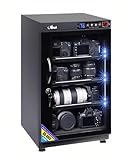 Dry Cabinet Camera Electronic Moisture Proof Dry Box Digital Control Dehumidifier with LED Digital Display & LED Light for Lens Camera Photographic Equipment Storage (85L)