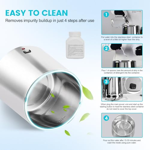 DC HOUSE Water Distiller 1 Gallon Distilled Water Machine, Stainless Steel Water Distillers for Home Countertop, 750W Distilled Water Maker Tabletop Distiller to Make Clean Water - Thumbnail 5