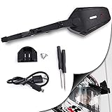 QiaoDongDian Electric Motorcycle Helmet Wiper is Waterproof, Light, Durable, Safe and Easy to Install, Suitable for Most Helmet Windshield Wipers