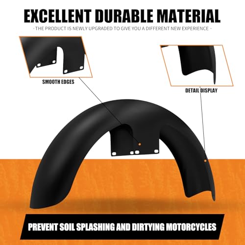 Image of 19-Inch Front Fender Fit for Harley Touring 1996-2023