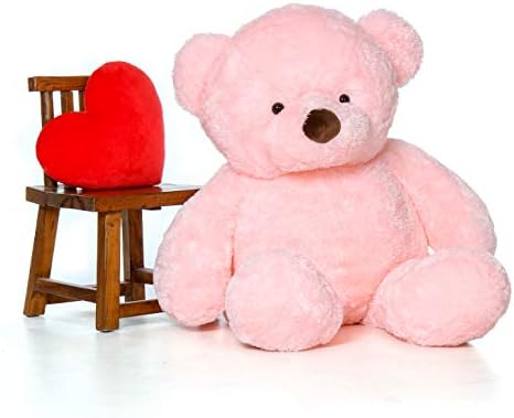 Giant Teddy Original Bear Brand - Biggest Selection of Life Size Stuffed Teddy Bears (Cotton Candy Pink, 5 Foot)