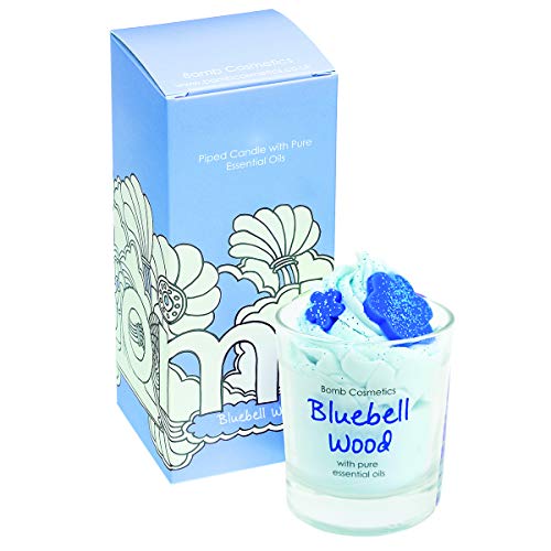 Bomb Cosmetics Bluebell Wood bougie pot en verre parfum floral jacinthe des bois
