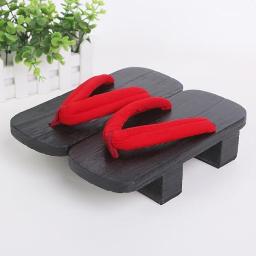 Zuecos geta de madera artesanal con diseño tradicional japonés 5