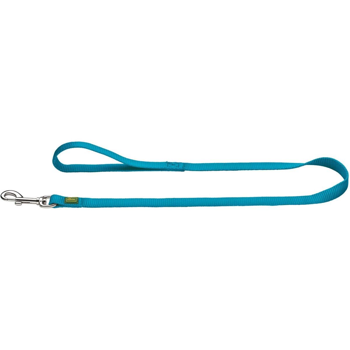 Hunter Nylon Lead, Small, Blue/Teal