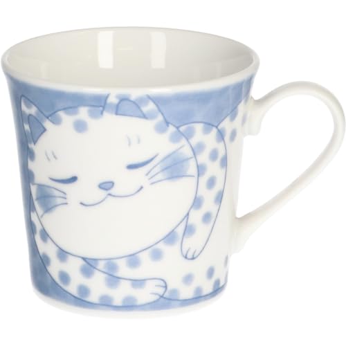 美濃焼 マグカップ コップ 軽量 約300ml 食洗機対応 レンジ対応 ブチ 日本製 132-1644