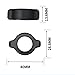 RecDec 9 Pack Phone Holder Tightening Nut Replacement 17mm Ball Joint Socket Screw Mount Nuts for iPhone Stand Clip Cradle Tablet Clamp Car Wireless Charger Bracket Camcorder GPS Selfie Ring Light