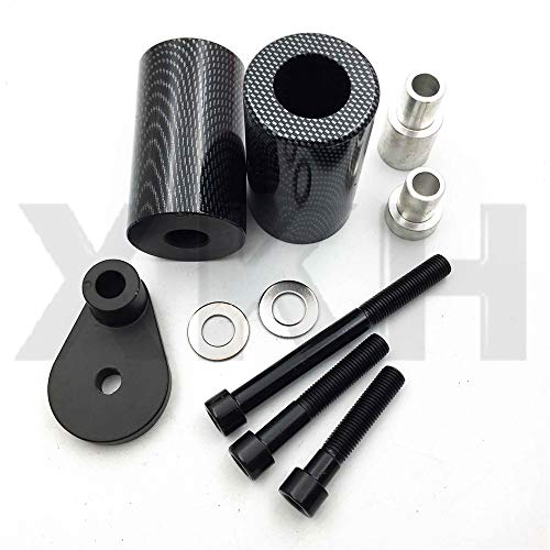 Xkh- Motorcycle Carbon No Cut Frame Slider Protector Compatible With 2001 2003 Suzuki Gsxr 600 2000 2003 Gsxr 750 N [B00Y7Cdjb4] #TOP3