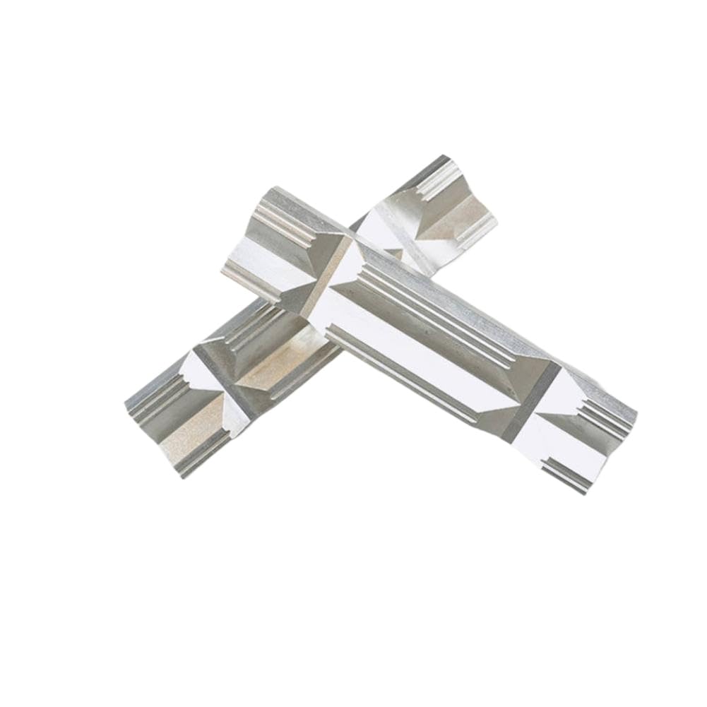 CNC Milling Steel Vise Hard Jaw Fixture V-Type Jaw Aluminum 4 Inch Or 8 Inch Vise Jaws Slot Milling Function(4 inch)