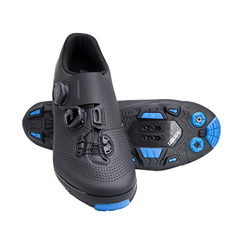 SHIMANO Tênis off-road SH-XC701 para desempenho e conforto, Preto, 14-14.5 Women/11-11.5 Men