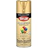 Krylon K05588007 COLORmaxx Spray Paint and Primer for Indoor/Outdoor Use, Metallic Gold