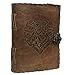 Leather Heart Embossed Journal, Notebook, Leather Journal for Men, Leather Journal for Women, Poetry Journal, Notebooks and Journals for Women, Mens Journal, Blank Paper Book, Blank Book (Design1)