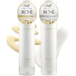 【 SILK THE RICH White 】[ Shampoo Treatment Set] Salon-Exclusive Quality Damage Care Scalp Care Amino Acid Hair Quality Repair Men's Scalp Care Asakura Mirai Used SILK THE RICH White 250ml Moist