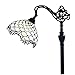 Tiffany Style Floor Lamp Jeweled Jagged Edge Arched 62