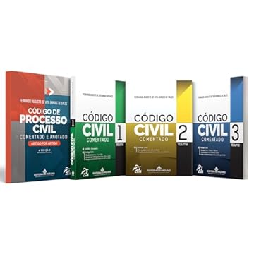 Capa do livro CC COMENTADO 3 Vols. + NCPC COMENTADO 2023 (KIT)