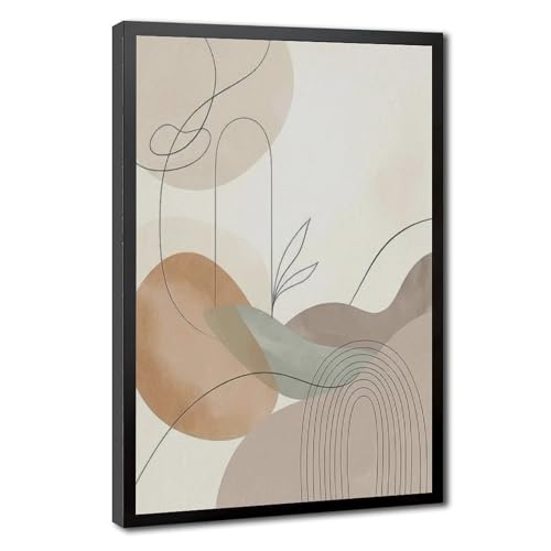 Impression sur toile abstraite beige : fini les murs blancs et froids