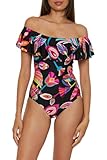 12 Best Off The Shoulder Two Piece Swimsuits for Women Over 50 (2026) 10 Trina Turk Women's Standard Luminary Bandeau One Piece Swimsuit, Off Shoulder, Floral Print, Bathing Suits, Multicolor