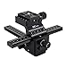JJC Deluxe Arca-Swiss Macro Focusing Rail Silder for Canon EOS R R5 R6 6DM2 5DM4 90D T8i T7 Nikon Z6 Z7 D750 D850 D7500 D5600 Sony A7III A7RIV A6600 A6500 A6100 Fujifilm X-T4 X-T3 X-30 X-T20 & More