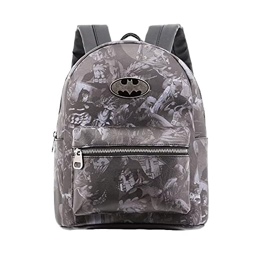 KARACTERMANIA Batman Bat-Mochila Fashion, Negro, Talla única
