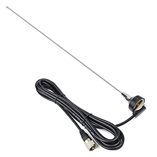 Hyshikra Tunable Nmo Antenna, 118Mhz To 940Mhz Mobile Car Antenna With Nmo Mount Bracket 4Meter (13.1Ft) Rg58 Cable For Motorola Yaesu Kenwood Icom Radio #TOP9